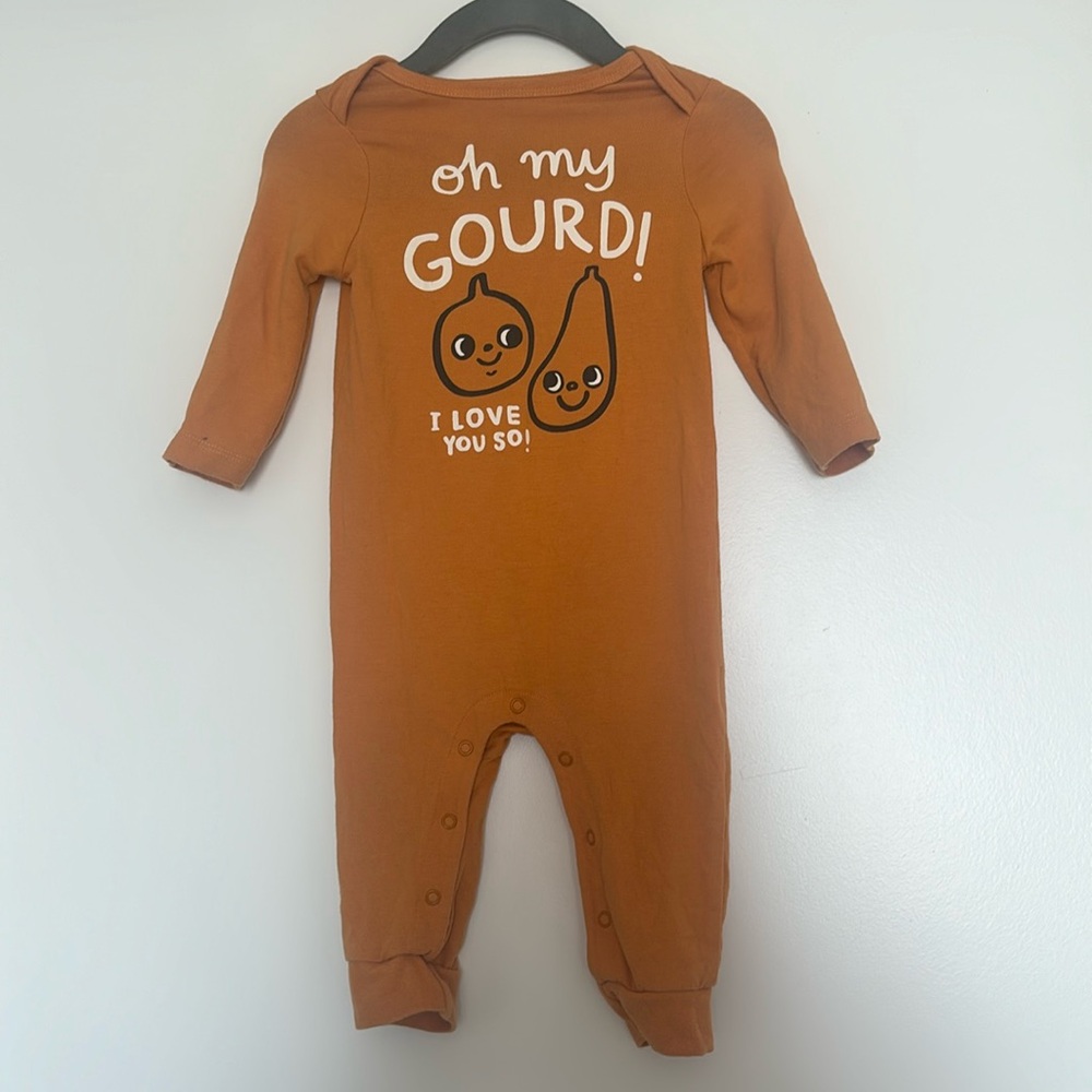 Cat & Jack “Oh My Gourd!” Romper size 3-6 Months